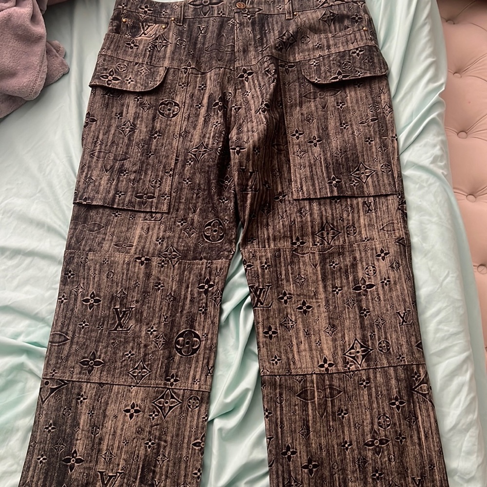 Louis Vuitton Monogram Tailored Denim Pants